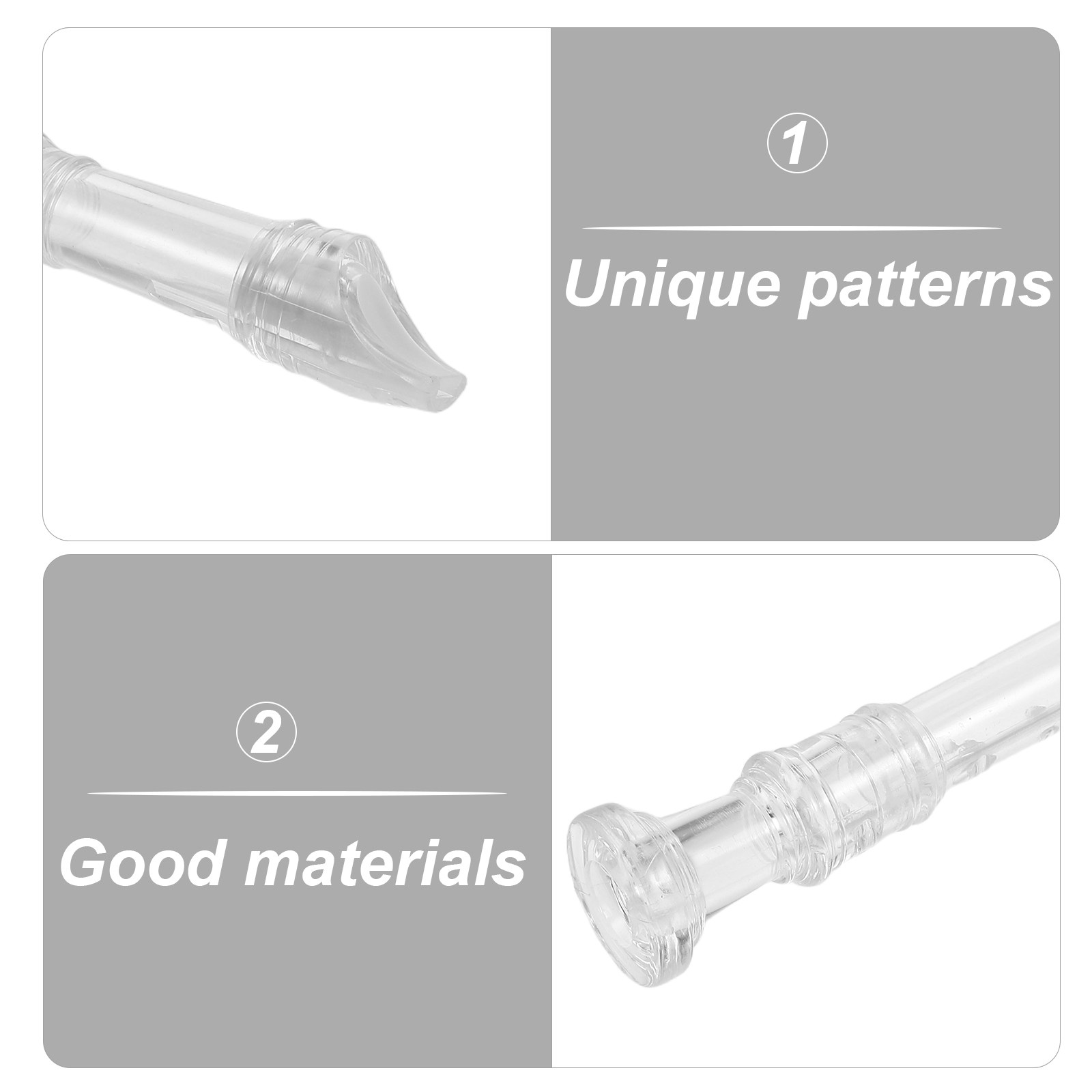 1Set 8-Hole Transparent Sopran - Soprano Recorder Plastic recension och pris