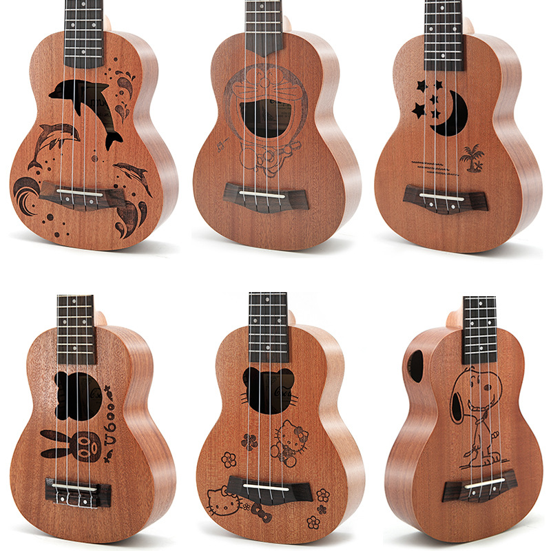 21 Inch Sapele Wood Kids Carto - Musical Instrument Hawaiian recension och pris