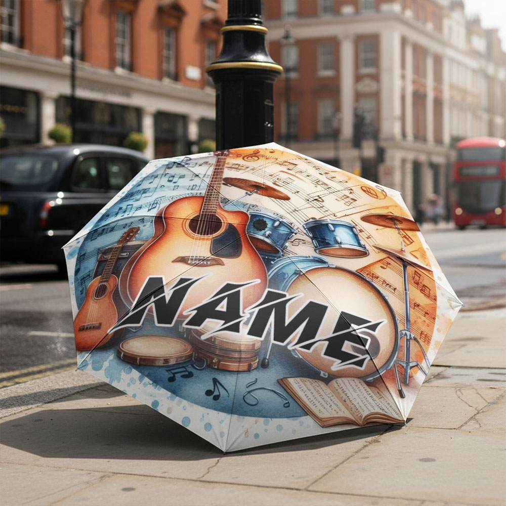 Custom Name umbrella,Musical I - Musical Instrument And Names recension och pris
