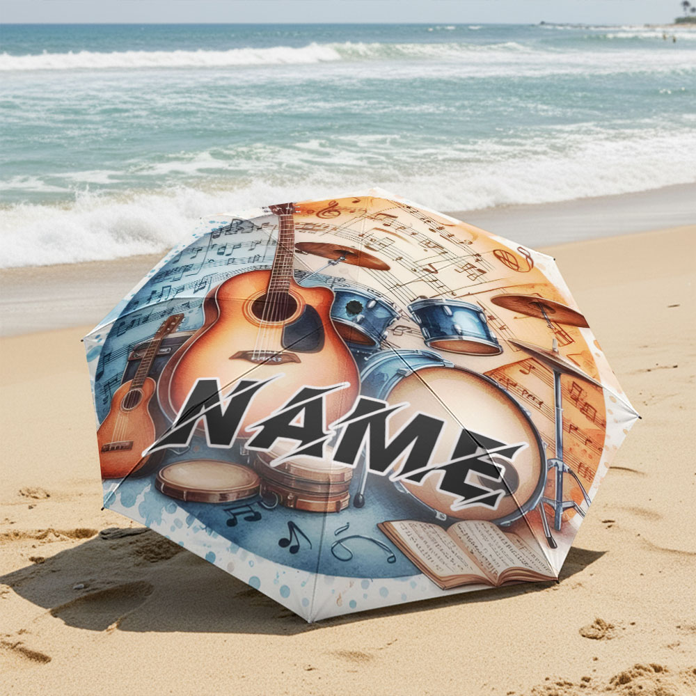 Custom Name umbrella,Musical I - Musical Instrument And Names recension och pris
