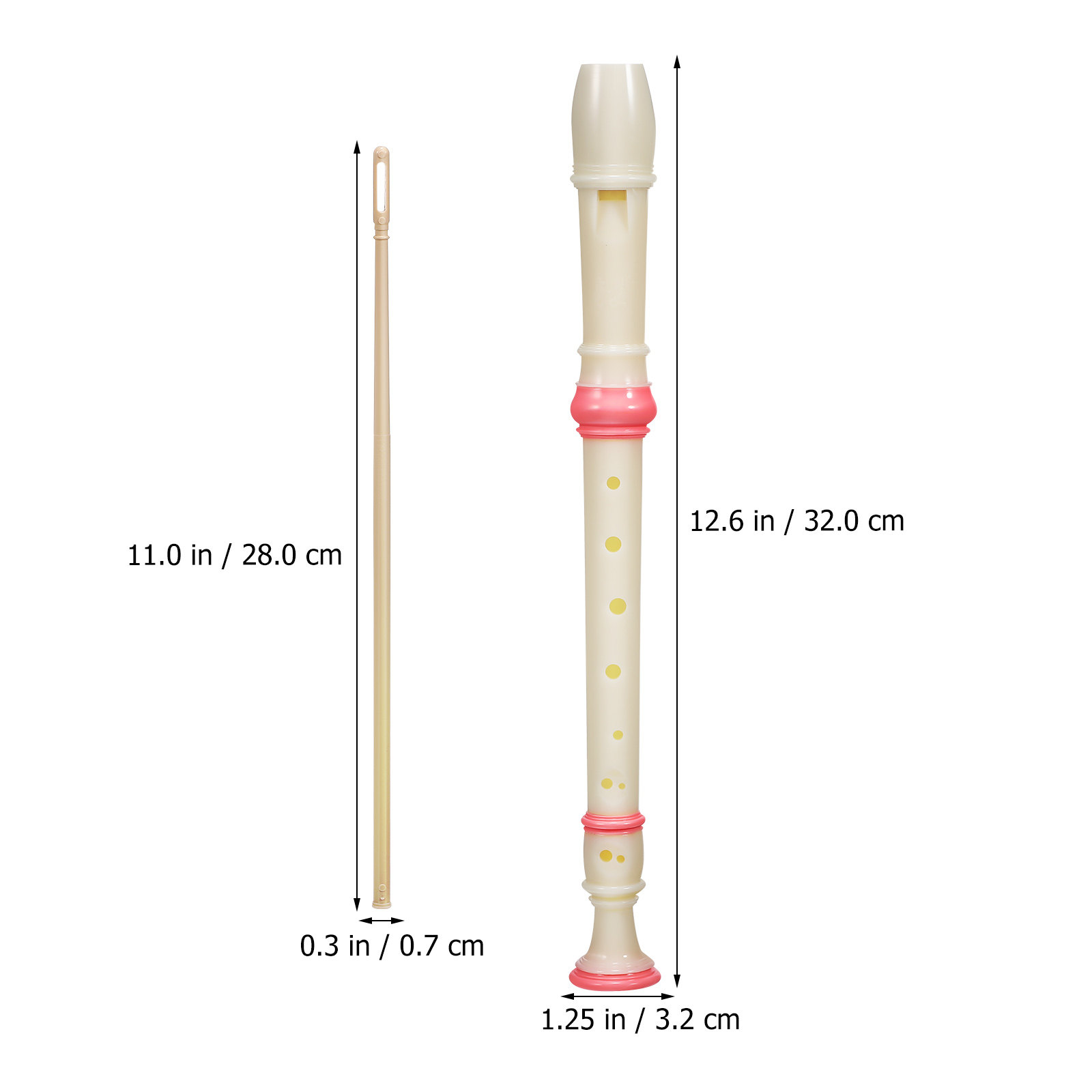 2Pcs Beginner Soprano Recorder - Soprano Recorder Plastic recension och pris