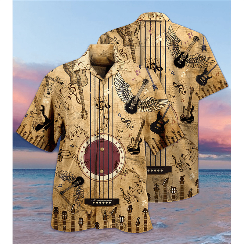 Guitar Bass Pattern Hawaiian S - Musical Instrument Hawaiian recension och pris